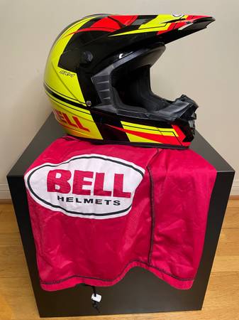 Photo Bell SX-1 Full Face MotoCross Motorcycle ATV Off-road Helmet sz Medium $45