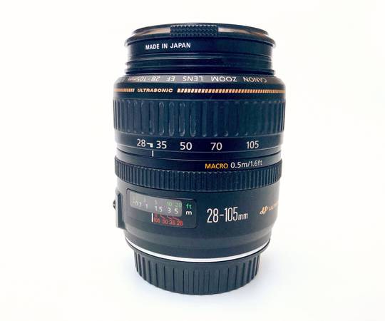 Canon EF 28-105mm f3.5-4.5 II USM Lens wCap  58 mm UV Filter $110