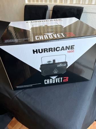 Chauvet dj Hurricane 1600 fog machine $245