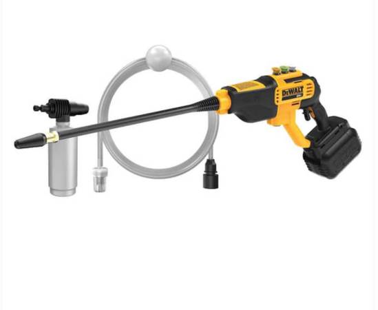 DeWALT 20-Volt 550 PSI, 1.0 GPM Cold Water Cordless Electric Power Cleaner Kit ( $160