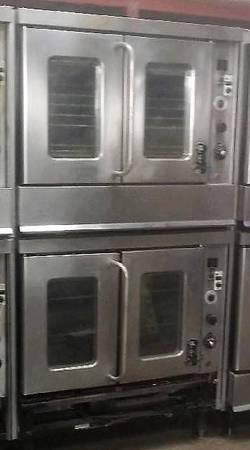 Photo Double Deck CONVECTION OVENS Gas Montague 3 sets available $4,200
