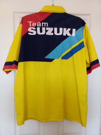 Factory Team Suzuki Pit Shirts $40
