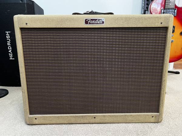 Photo Fender Blues Deluxe Reissue w Upgrades 2-Channel 40W 1x12 Combo Amp $500