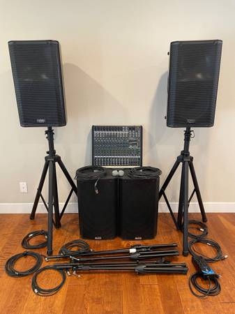 Photo Full Service Party  Event PA System Rental, Live Sound Engineer,  DJ $1
