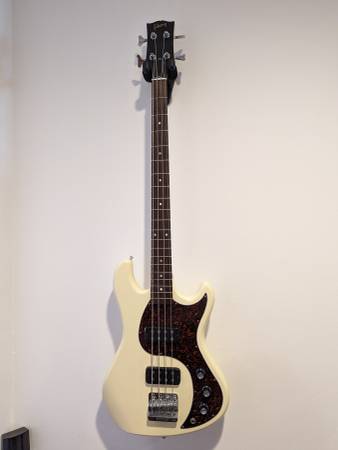 Photo Gibson EB Bass 2014 White Made in USA $1,200