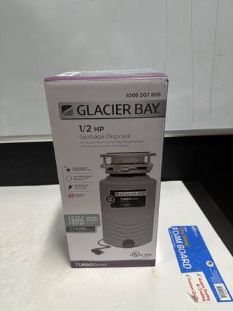 Photo Glacier Bay 1009 507 805 15 Garbage Disposal Turbo grind gb500 $60