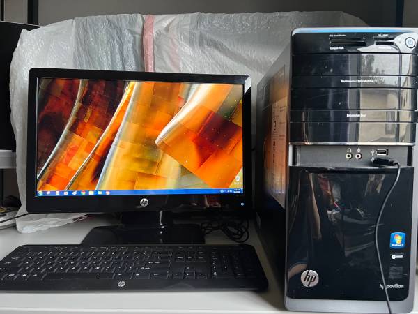 Photo HP Pavilion p7-1254 Desktop PC AMD A6-3620 8GB Ram $150