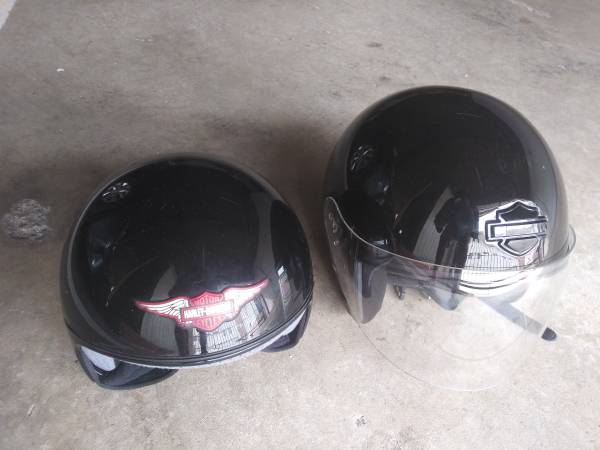 Photo Harley Davidson Helmets both for $45 $45