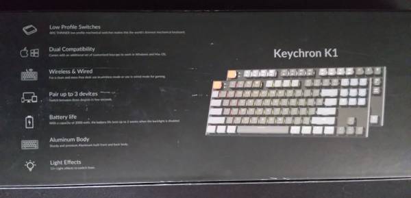 Photo Keychron K1 Mechanical Keyboard For Sale $1