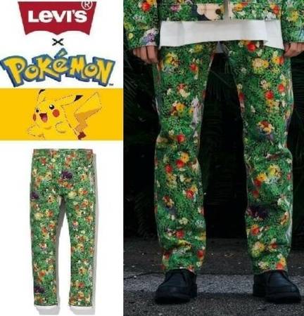 Levis Levis Strauss Jeans Pokemon Pants Jeans 32  32 NEW $200