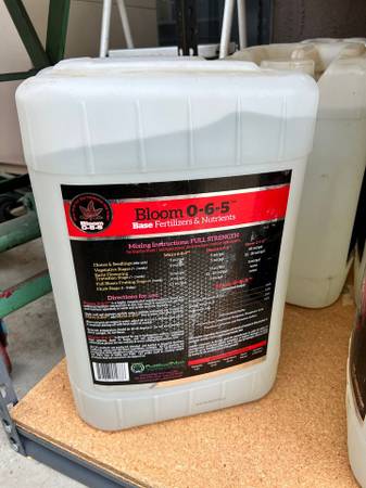 Photo Liquid Concentrate BLOOM Formula 0-6-5 NPK Fertilizer $250