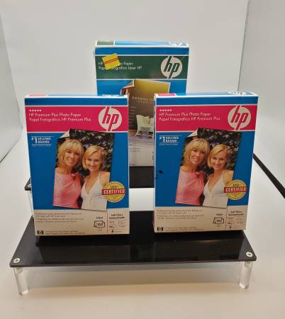 NEW HP Laser  Inkjet Premium Plus 4x6 100 sheets Photo Paper-$10 each $10