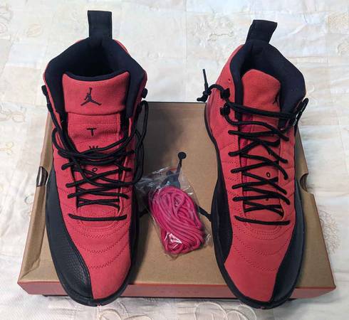 Photo New In Box Nike Air Jordan 12 Retro Varsity Redblack 13, CT8013-602 $219