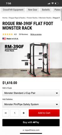 Photo Rogue RM-390F Flat Foot Monster Rack $1,000