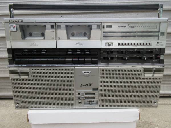 Photo SHARP GF-808S The Searcher W radio cassette recorder stereo boombox $200