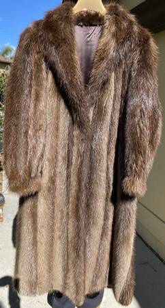 Photo Sable Mink Full Length Coat small size gdcond Los Angeles California $185