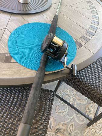 Shimano Heavy Saltwater Fishing Rod and Reel 2 Speed $260