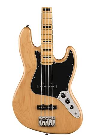 Photo Squier Classic Vibe 70s Jazz Bass Maple Fingerboard AND Hard Case $429