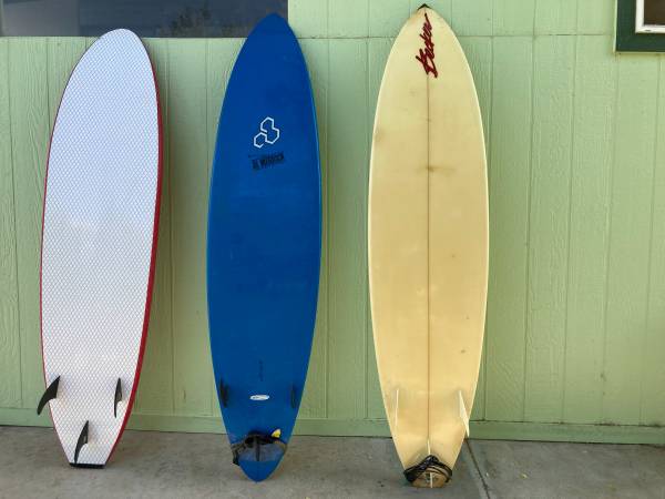 Surfboards - 7 South Bay $175 - 76 Becker $165 $165