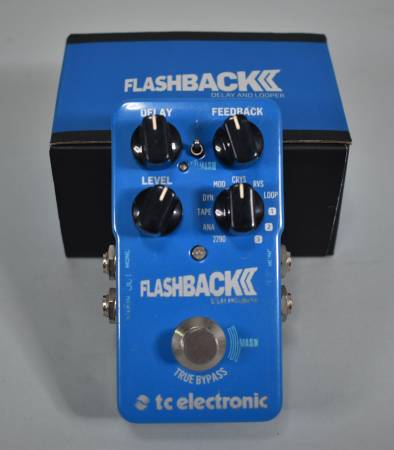 Photo TC Electronic Flashback 2 Delay Looper Blue wBox $125
