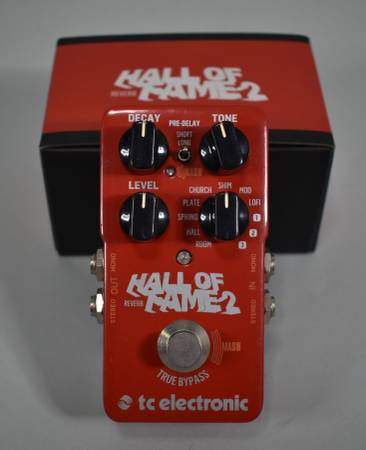 Photo TC Electronic Hall of Fame 2 Reverb Red wBox $125