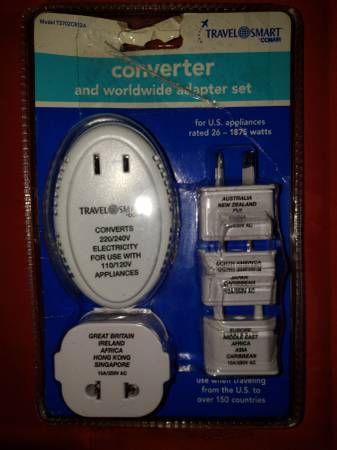 Photo Travel Smart by ConAir International Converter and Adapter Set TS702RR $19