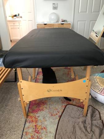 Photo Used Portable Massage Table Package $175