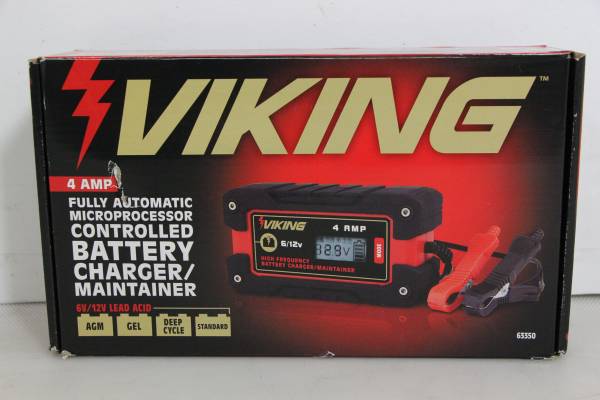 Photo Viking 4A Automatic Battery Charger Maintainer 63350 $40
