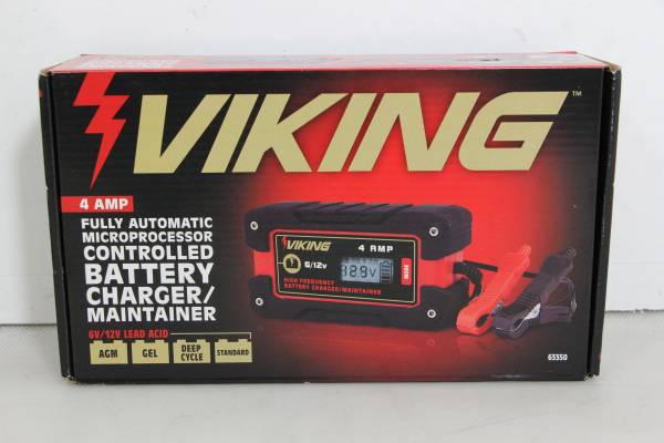 Viking 4A Automatic Battery Charger Maintainer 63350 $40