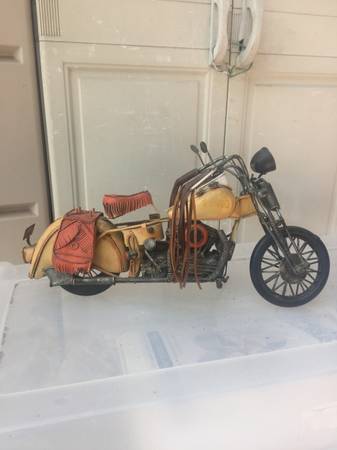 Photo Vintage Iron Art Motorcycle $40