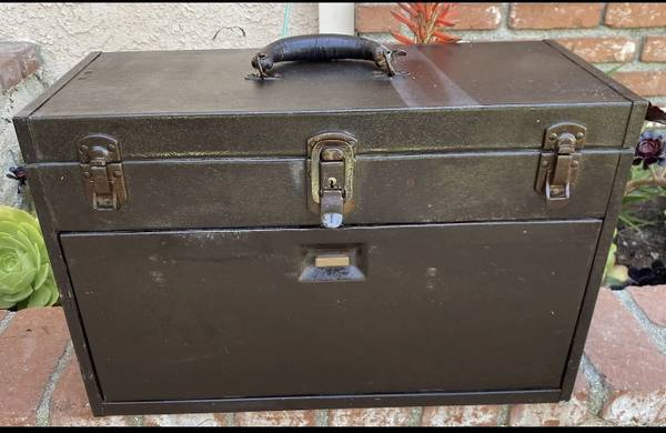 Photo Vintage KENNEDY Tool Box Model 520 7 Drawer Machinist Tool Chest $110