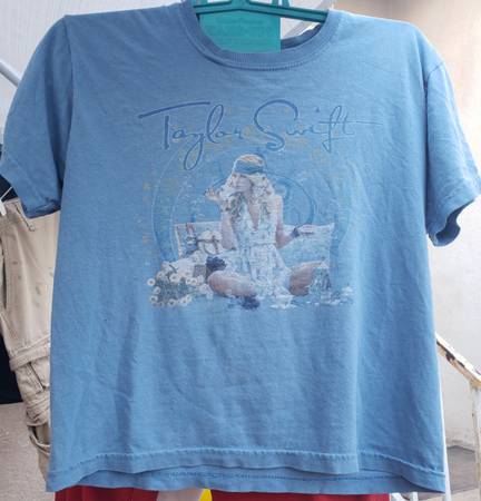 Photo Vintage Taylor Swift Fearless T-Shirt 2008-2009, Size Small Blue POP Music Rare $150