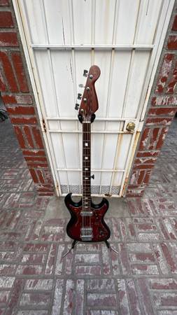 Photo Vintage Tiesco Style 1970s Japan Electric Bass $275
