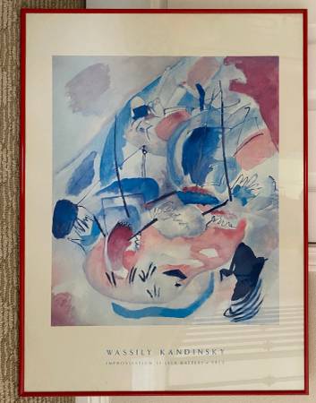 Photo Wassily Kandinsky Improvisation 31 Sea Battle artwork $28