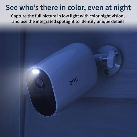 Photo Wireless Security Camera - 1 Year Battery Life - Color Night Vision $59