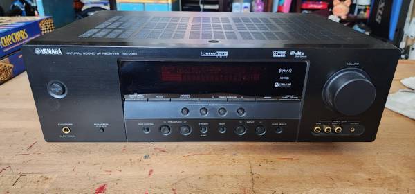 Photo Yamaha RX-V361240W 5.1-Channel Home Theater Receiver $80