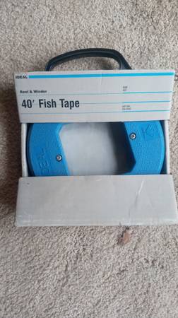 ideal 40 ft fish tape like new $25