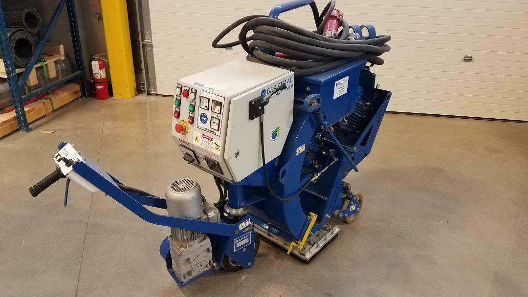 Blastrac 115DS Global 15 inch Shotblaster with a 654 Dust Collector