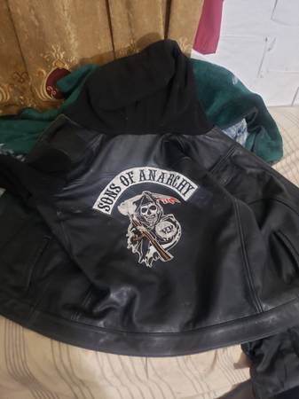 Photo sons of anarchy leather jacket $100