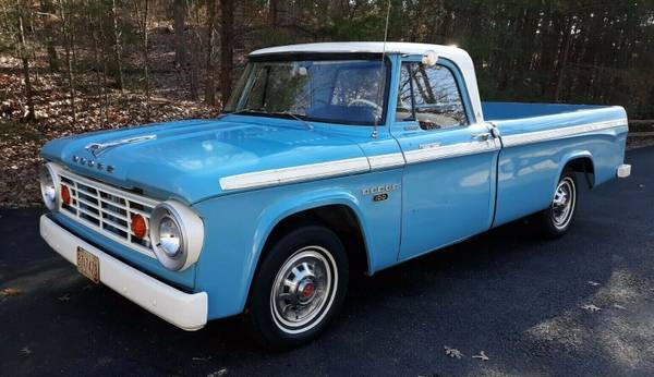 1967 Dodge D100 Custom Sweptline 42k original miles! Mopar shop truck ...