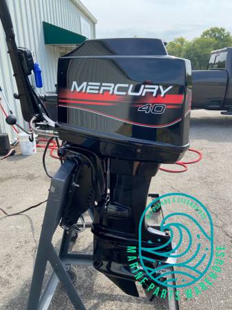 Photo 1991 Mercury 40 HP 4-Cyl Carb 2-Stroke 20 (L) Outboard Tiller Motor $3,750