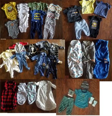 Photo Huge Baby Boy Clothes 0-6 months all seasons $10
