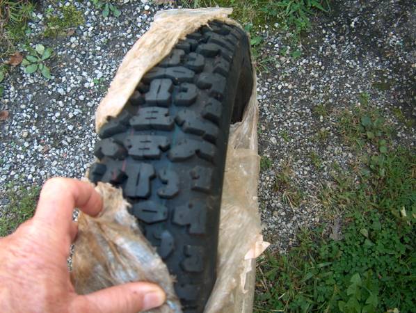 Photo MOTORCYCLE TIRE.NEW OFF ROAD 4.10-18 $75