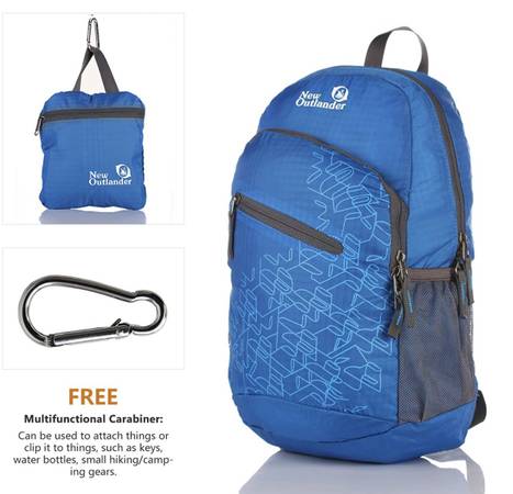 Photo Packable Handy Lightweight Travel Hiking Backpack $10
