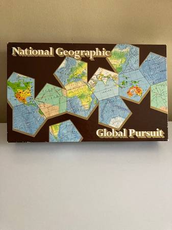 Vintage 1987 National Geographic Global Pursuit Game (never played) $15