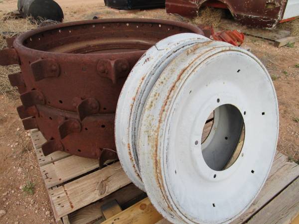 Ford tractor 2N steel wheels $1,000 | Garden Items For Sale | Lubbock ...