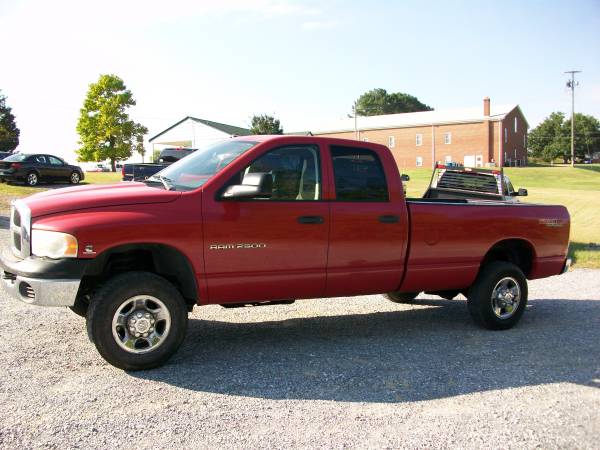 2005 DODGE RAM 2500 DIESEL 4X4 FORD F250 - $12000 (ED WILSON USED CARS ...