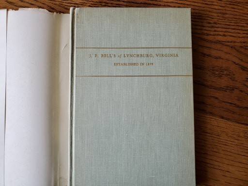 Photo Autographed Book, J.P. Bells of Lynchburg, Va. Dated 1959 $60