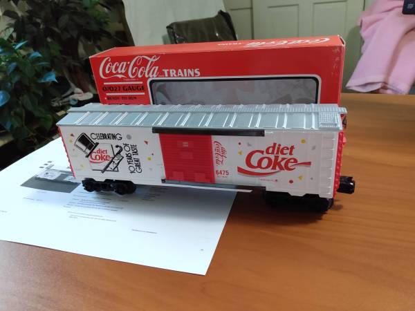 Photo Diet Coca Cola O-Guage Box Car $22