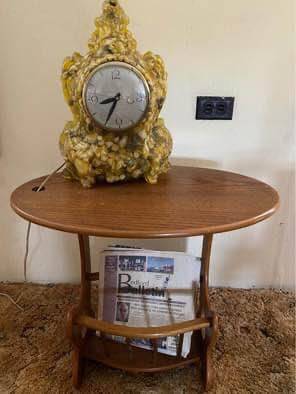 Photo Mid Century Landshire Rock Clock $30